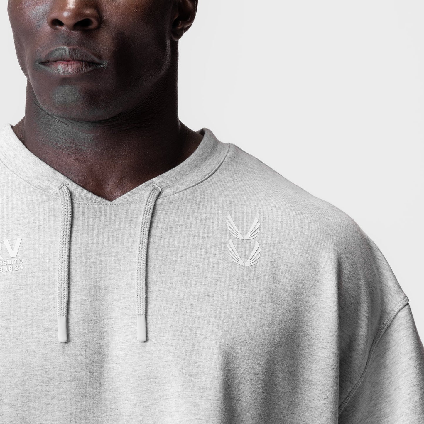 0945. Micro-Terry Warm-Up Tee Heather Grey | ASRV US