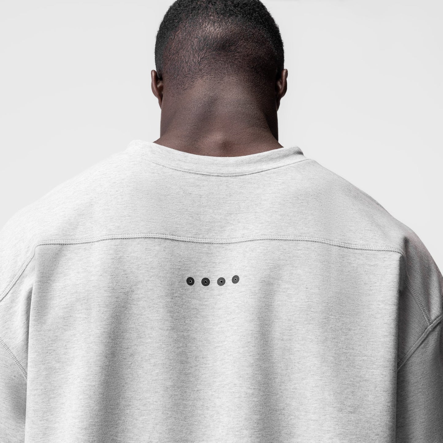 0945. Micro-Terry Warm-Up Tee Heather Grey | ASRV US