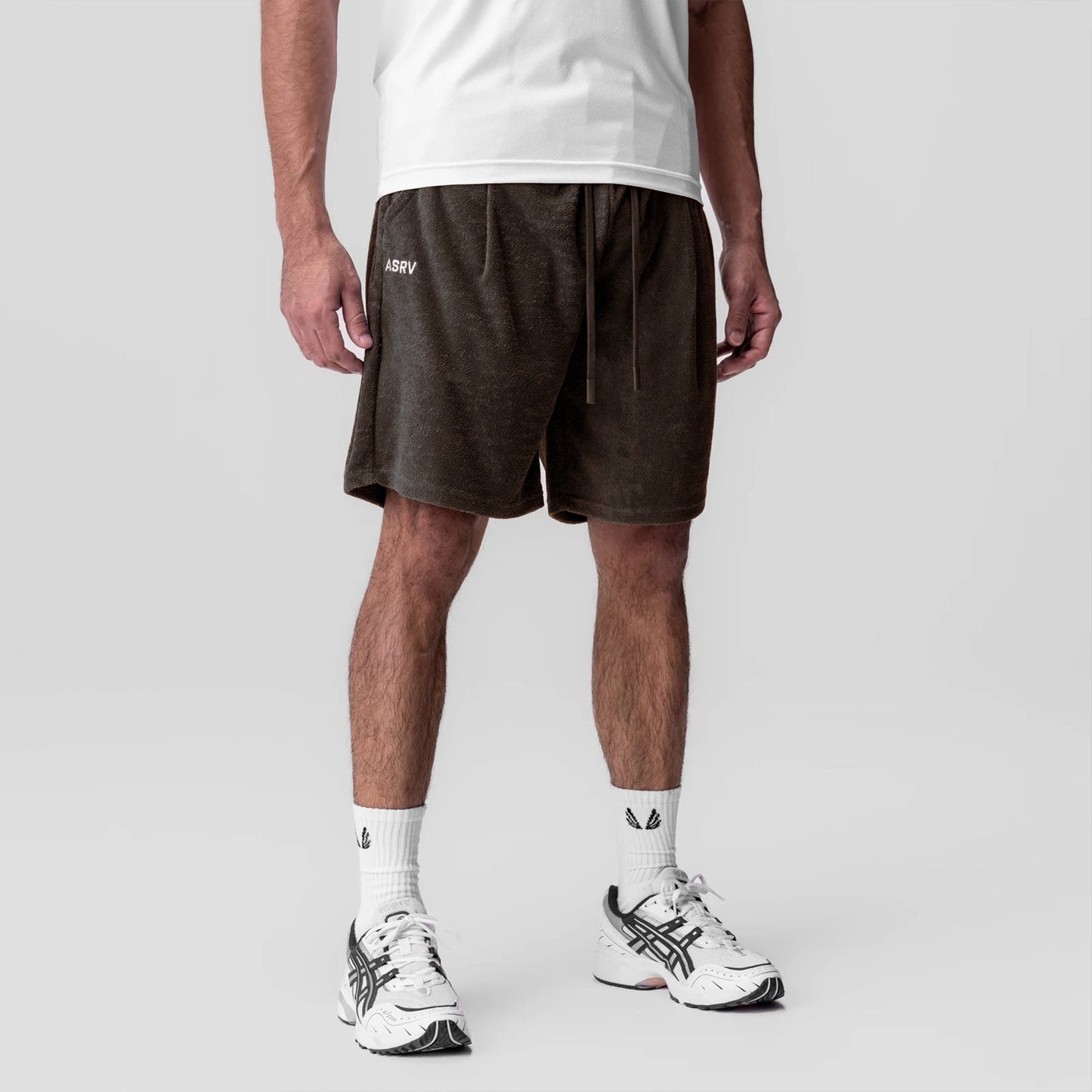 1094. Towel Terry Relaxed Short Dark Earth | ASRV near me
