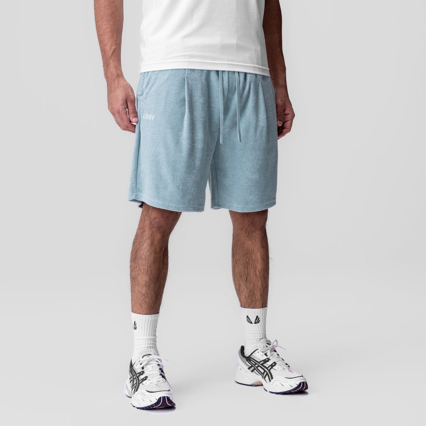 1094. Towel Terry Relaxed Short Light Sky | ASRV sale