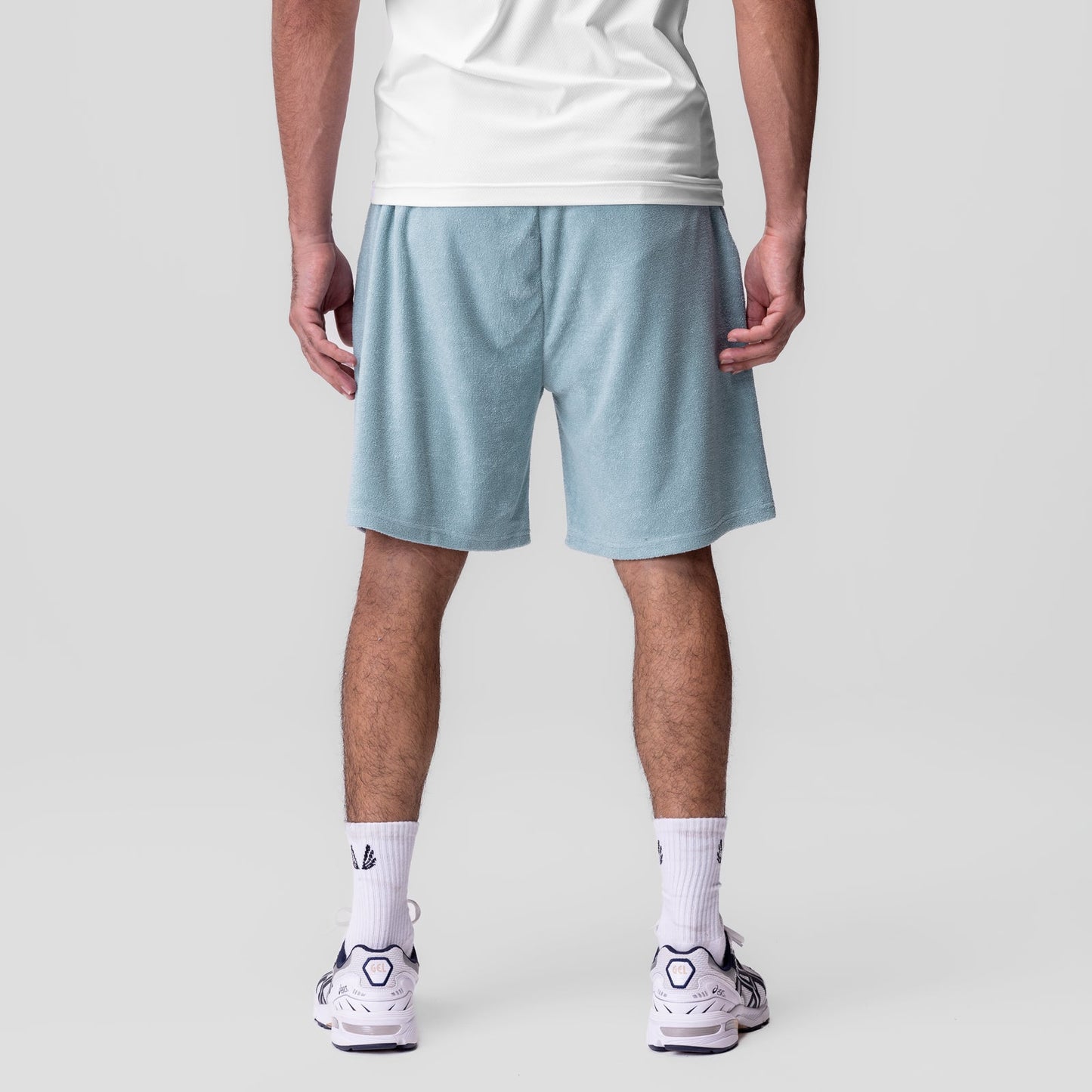 1094. Towel Terry Relaxed Short Light Sky | ASRV sale