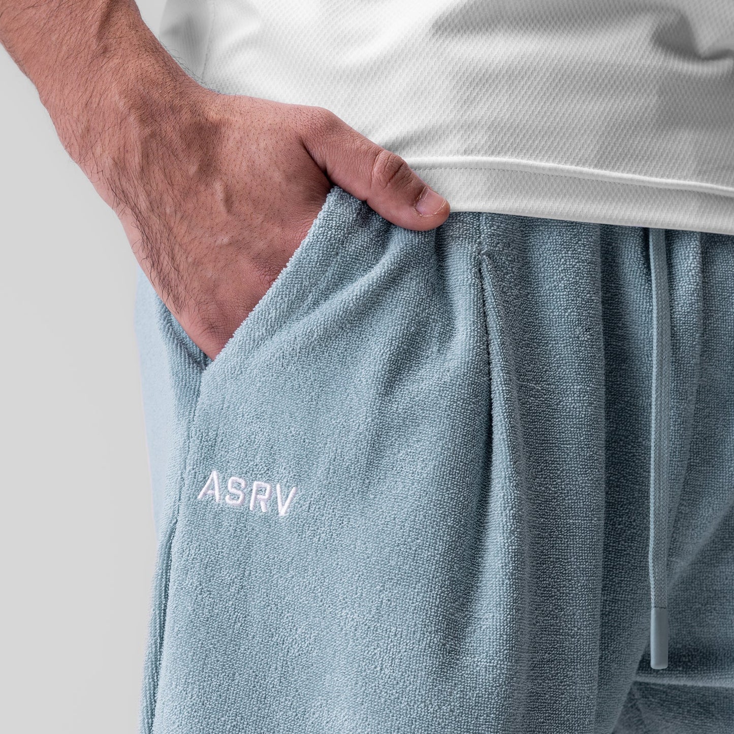 1094. Towel Terry Relaxed Short Light Sky | ASRV sale