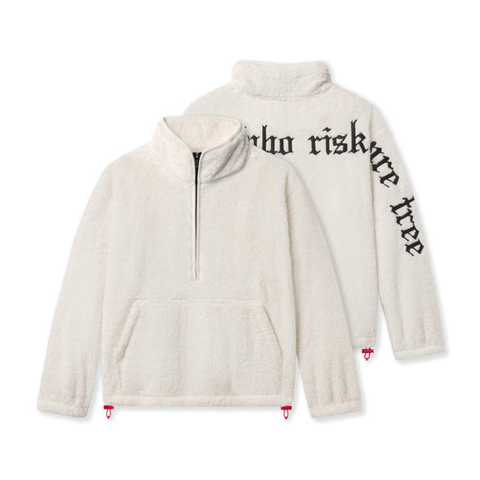 1006. Sherpa Recovery 1/2 Zip Ivory Cream/Black | ASRV discount