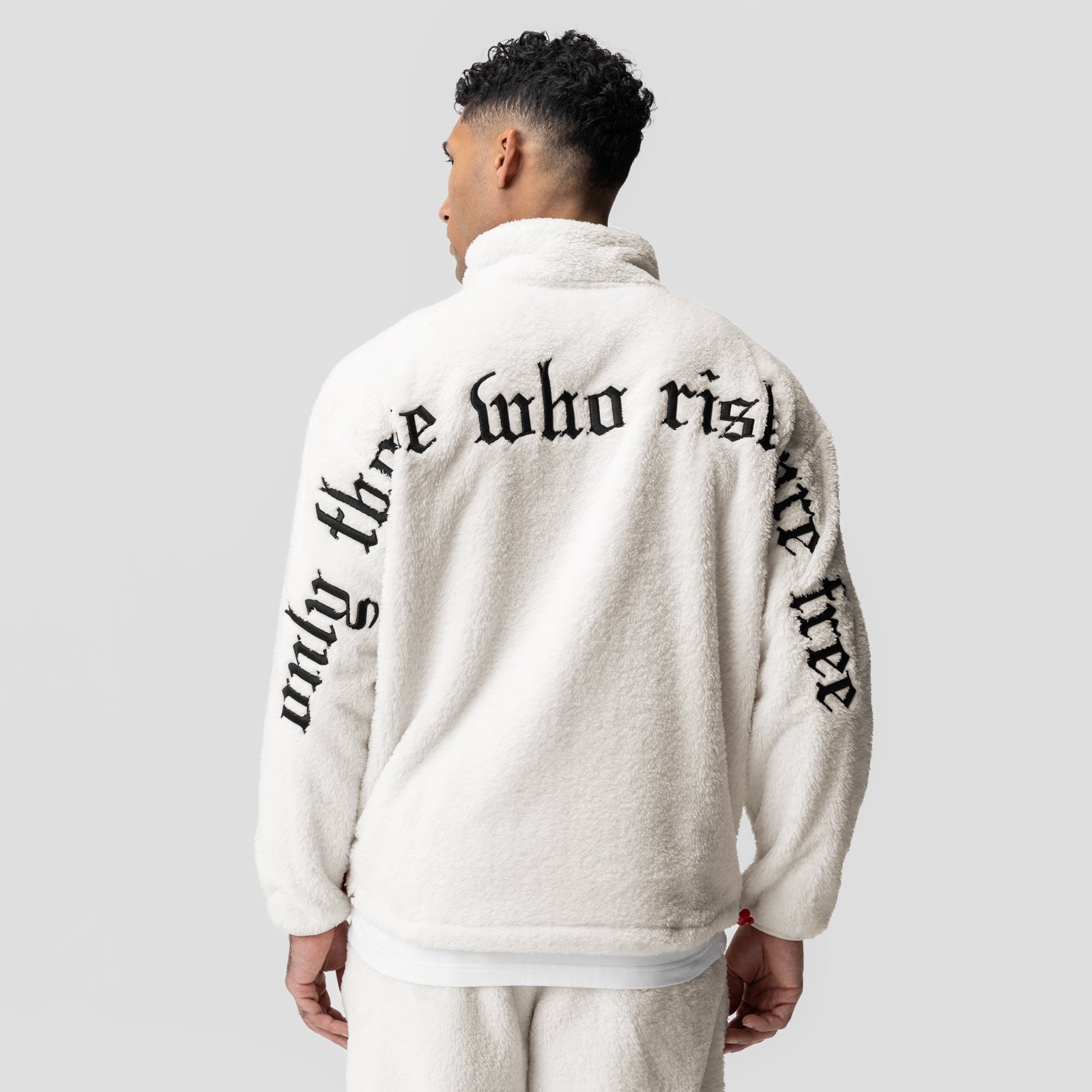1006. Sherpa Recovery 1/2 Zip Ivory Cream/Black | ASRV discount