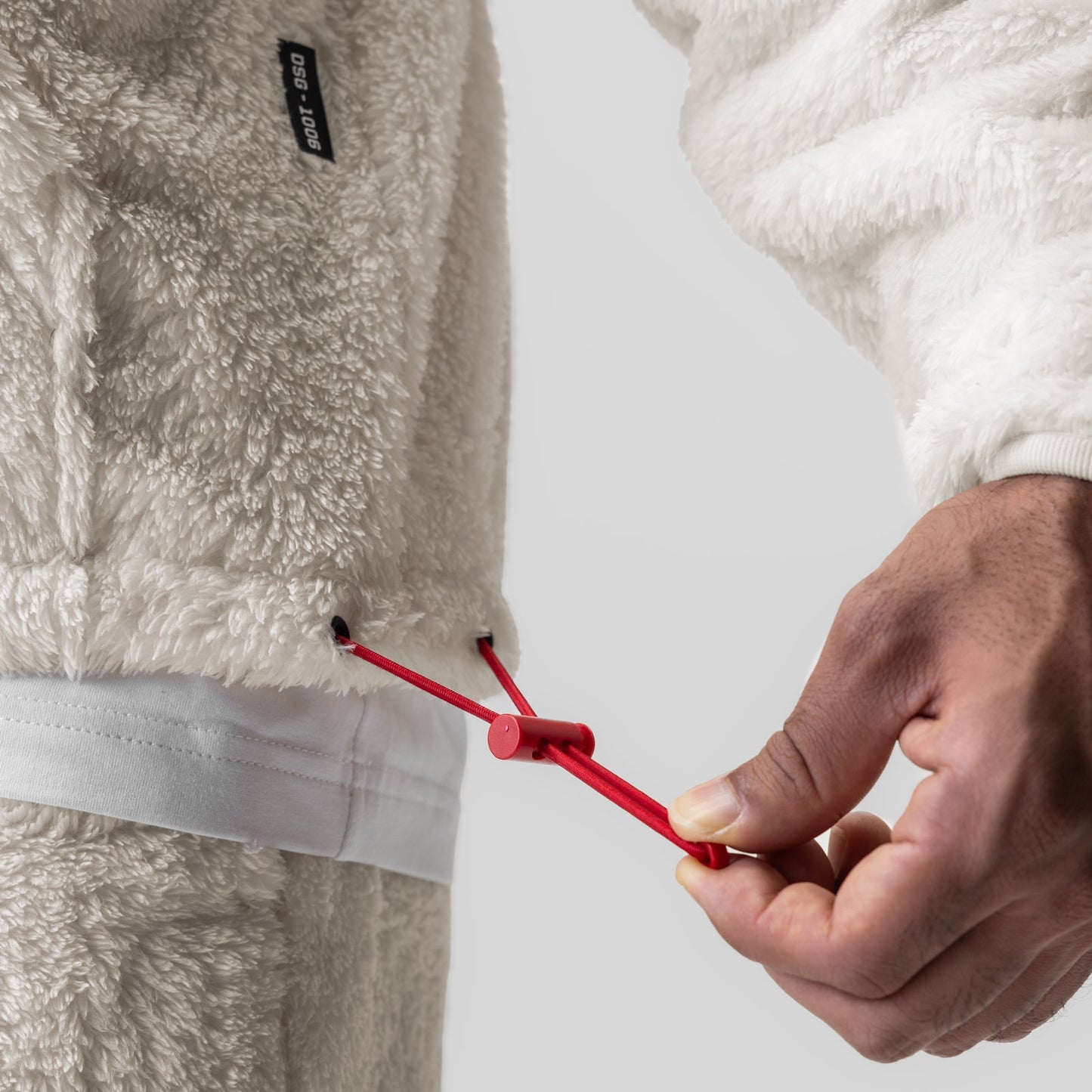 1006. Sherpa Recovery 1/2 Zip Ivory Cream/Black | ASRV discount