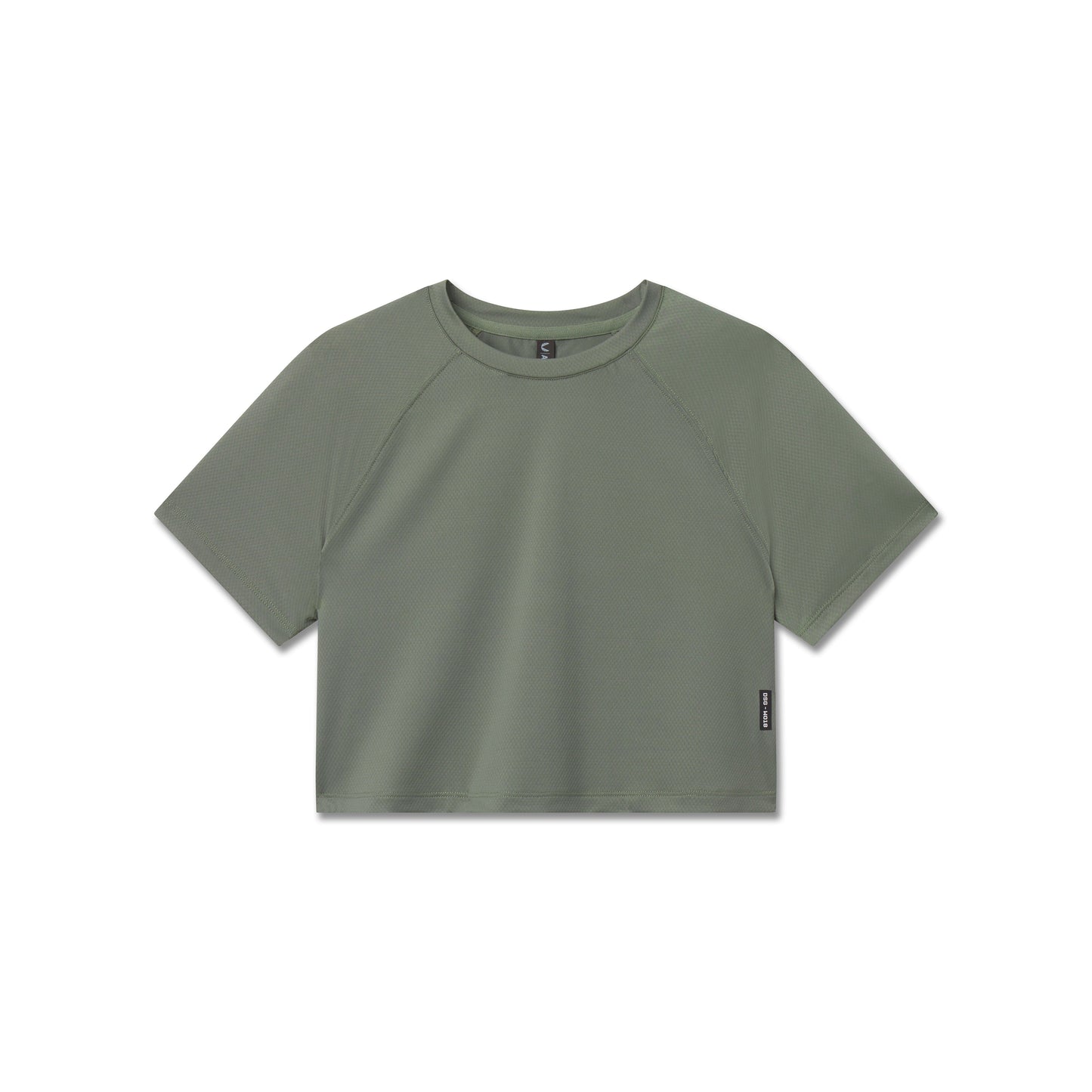 W018. AeroSilver® Cropped Tee Sage | ASRV US