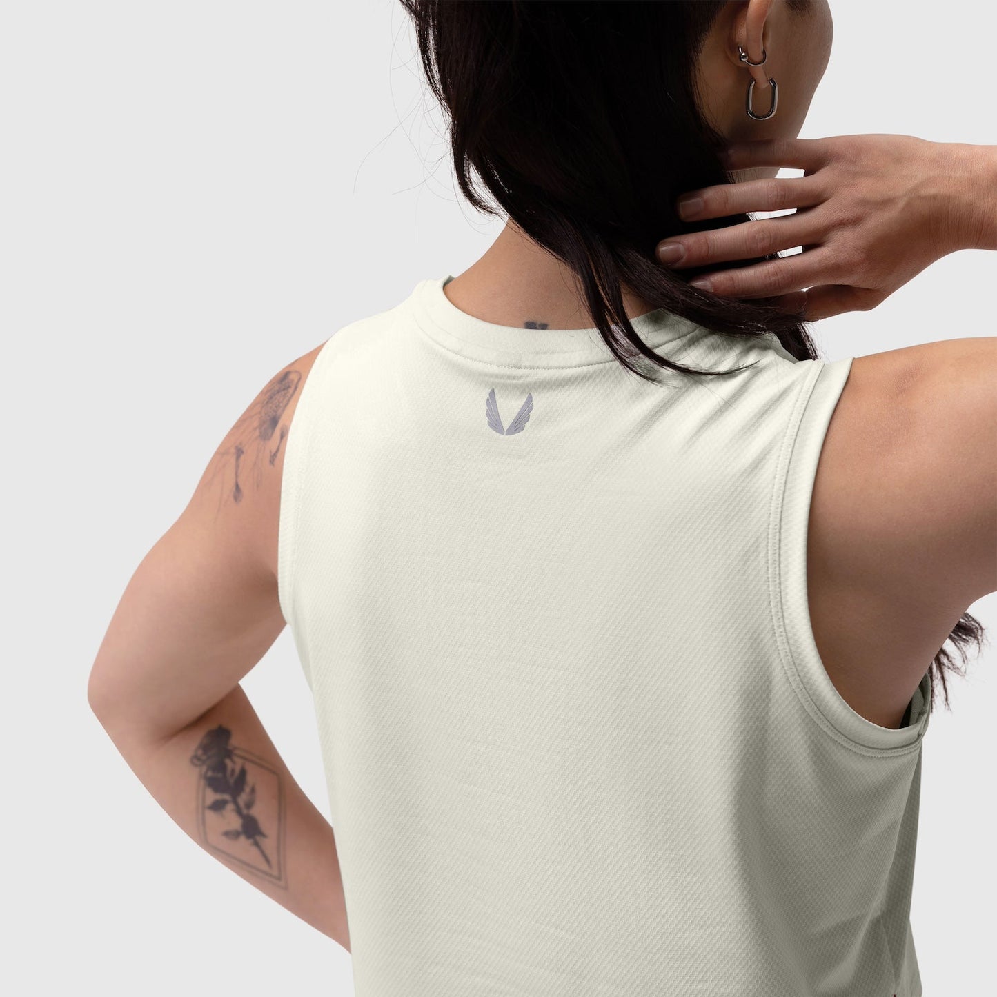W020. AeroSilver® Tank Top Ivory Cream "RP" | ASRV sale