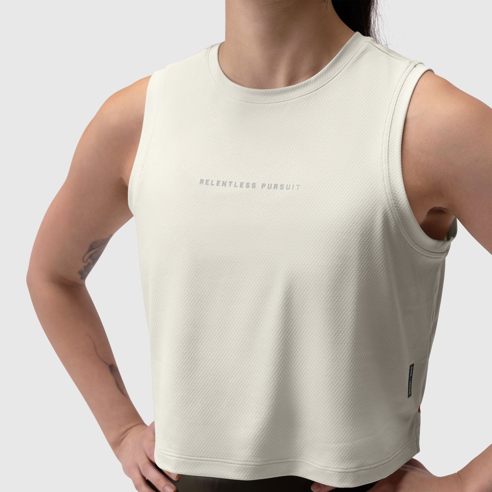 W020. AeroSilver® Tank Top Ivory Cream "RP" | ASRV sale