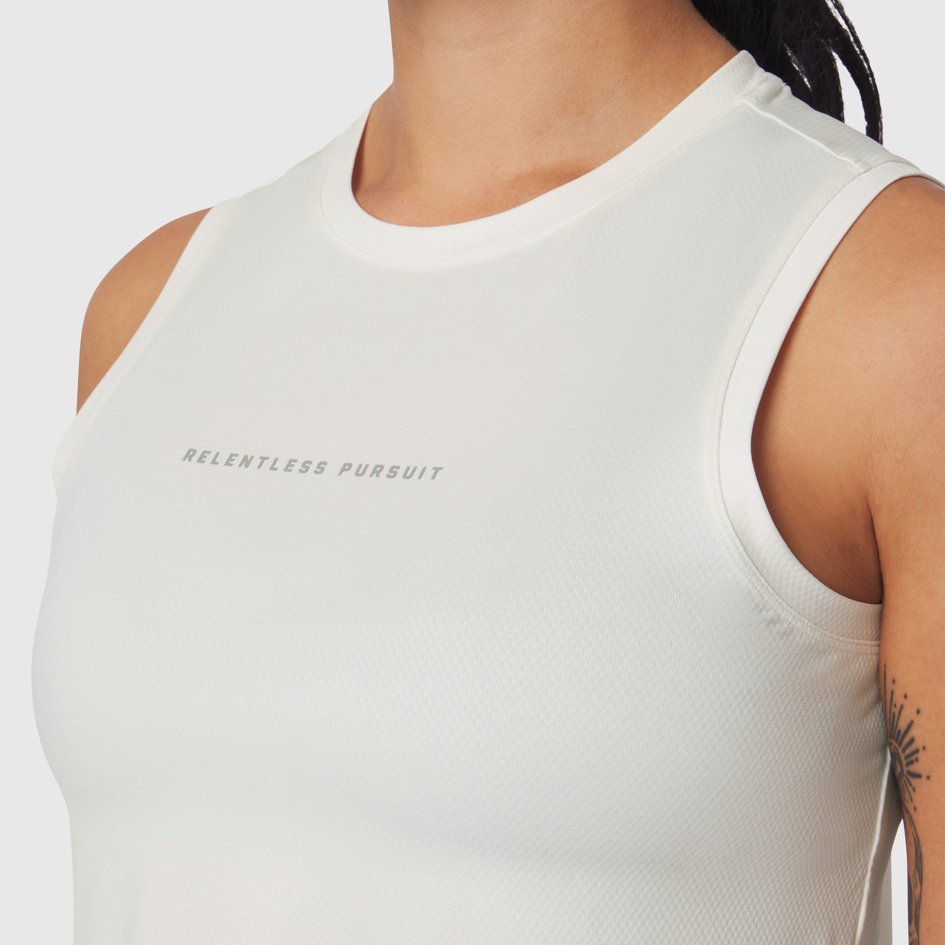 W020. AeroSilver® Tank Top Ivory Cream "RP" | ASRV sale