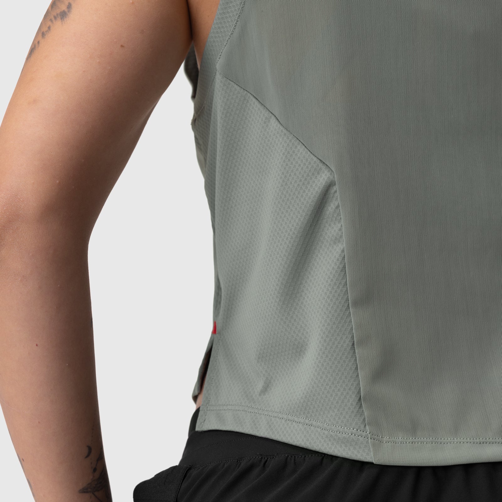 ASRV x Equinox AeroSilver® Cropped Training Tank Sage | ASRV Discount