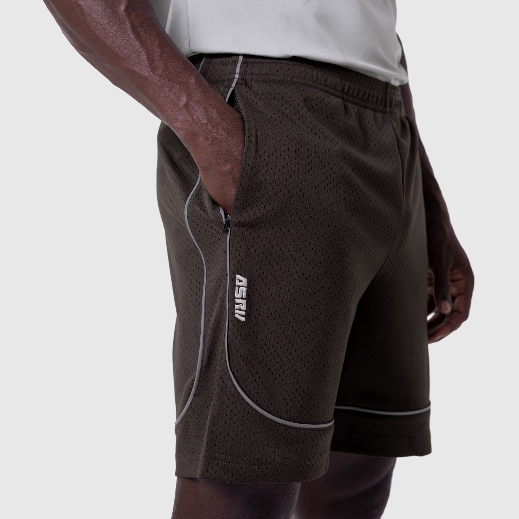 1118. Ion-Mesh™ Modal Liner Short Dark Earth | ASRV for sale