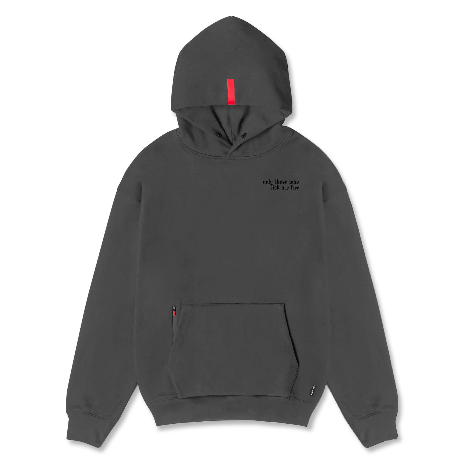 0874. Tech-Terry™ Zip Pocket Hoodie Space Grey/Black "Brush Wings/AS | ASRV discount