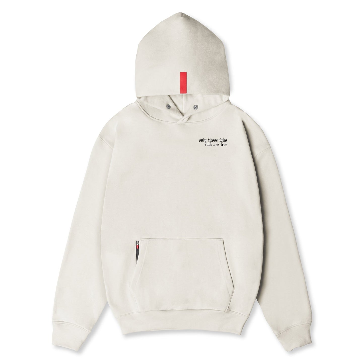 0874. Tech-Terry™ Zip Pocket Hoodie Stone "Brush Wings/ASRV" | ASRV Online