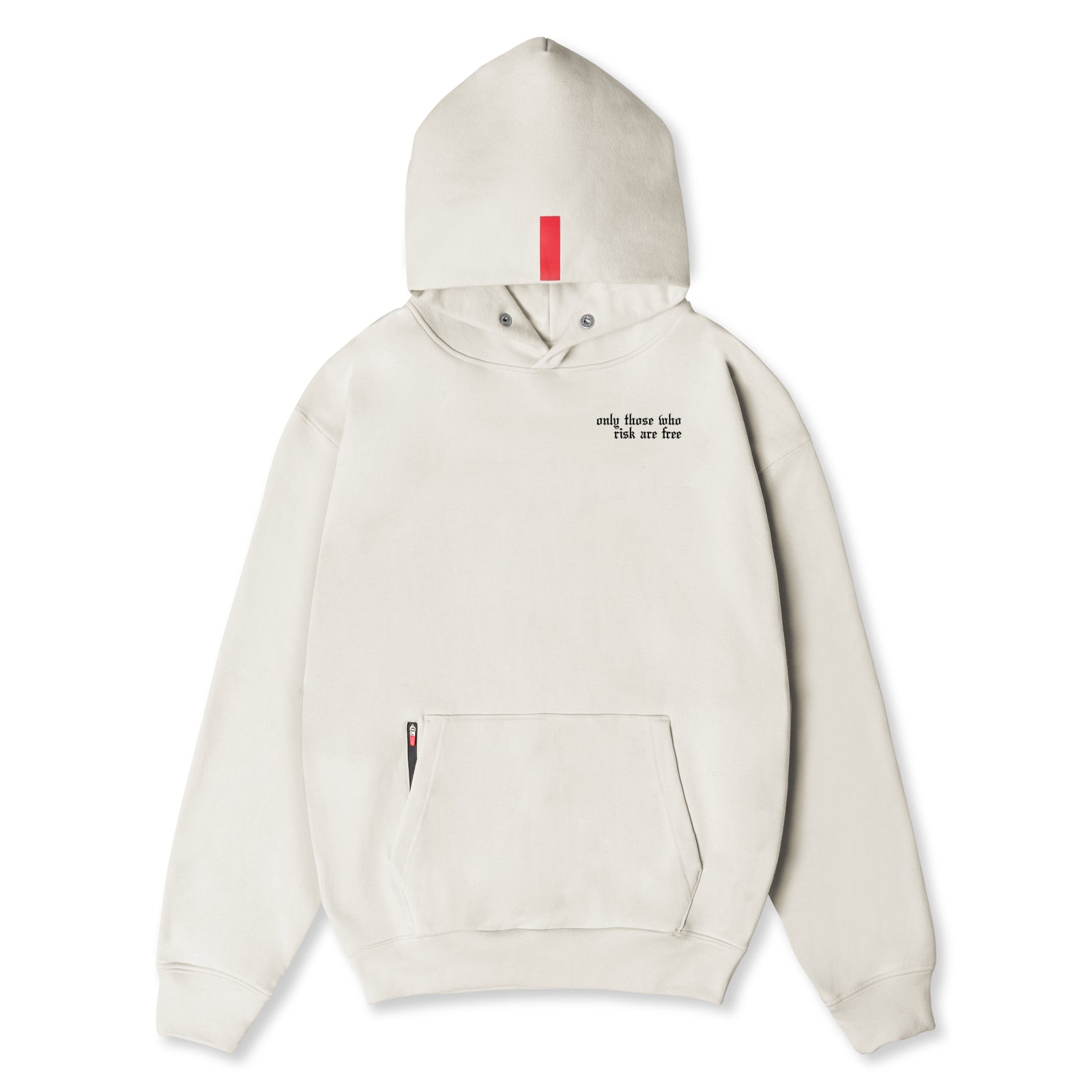 0874. Tech-Terry™ Zip Pocket Hoodie Stone "Brush Wings/ASRV" | ASRV Online