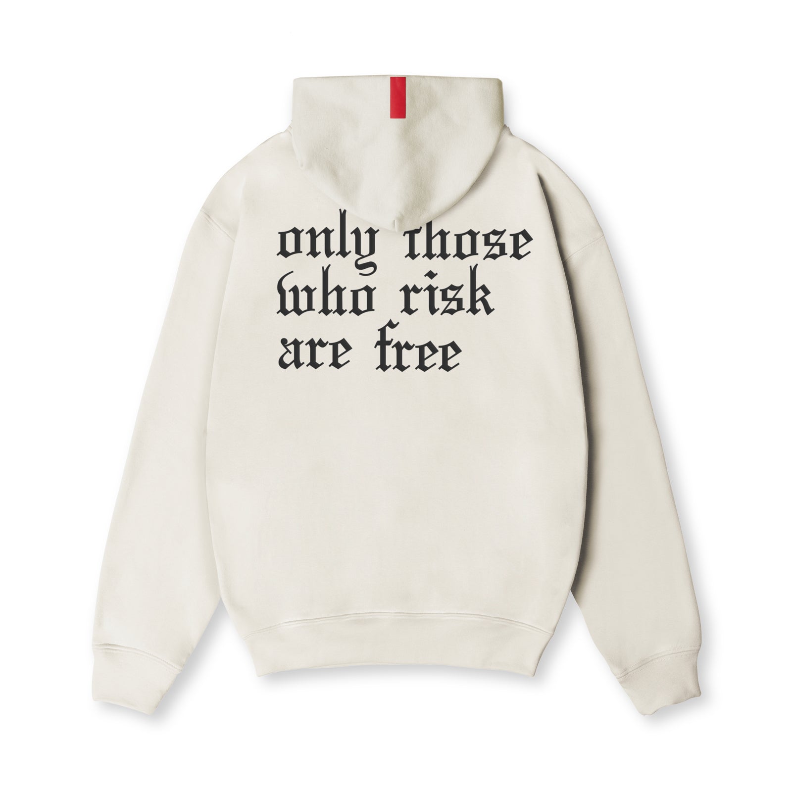 0874. Tech-Terry™ Zip Pocket Hoodie Stone/Black "OTWR" | ASRV near me