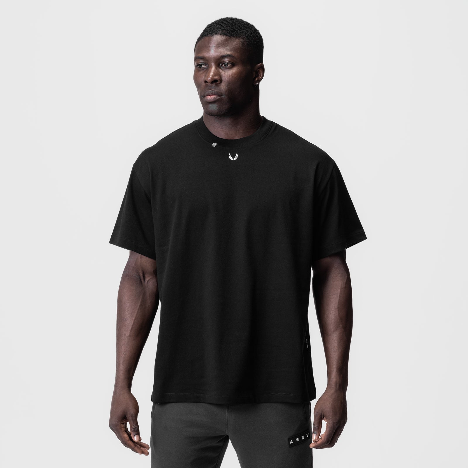 0797. Tech Essential™ Relaxed Tee Black/White "OTWR" | ASRV on sale