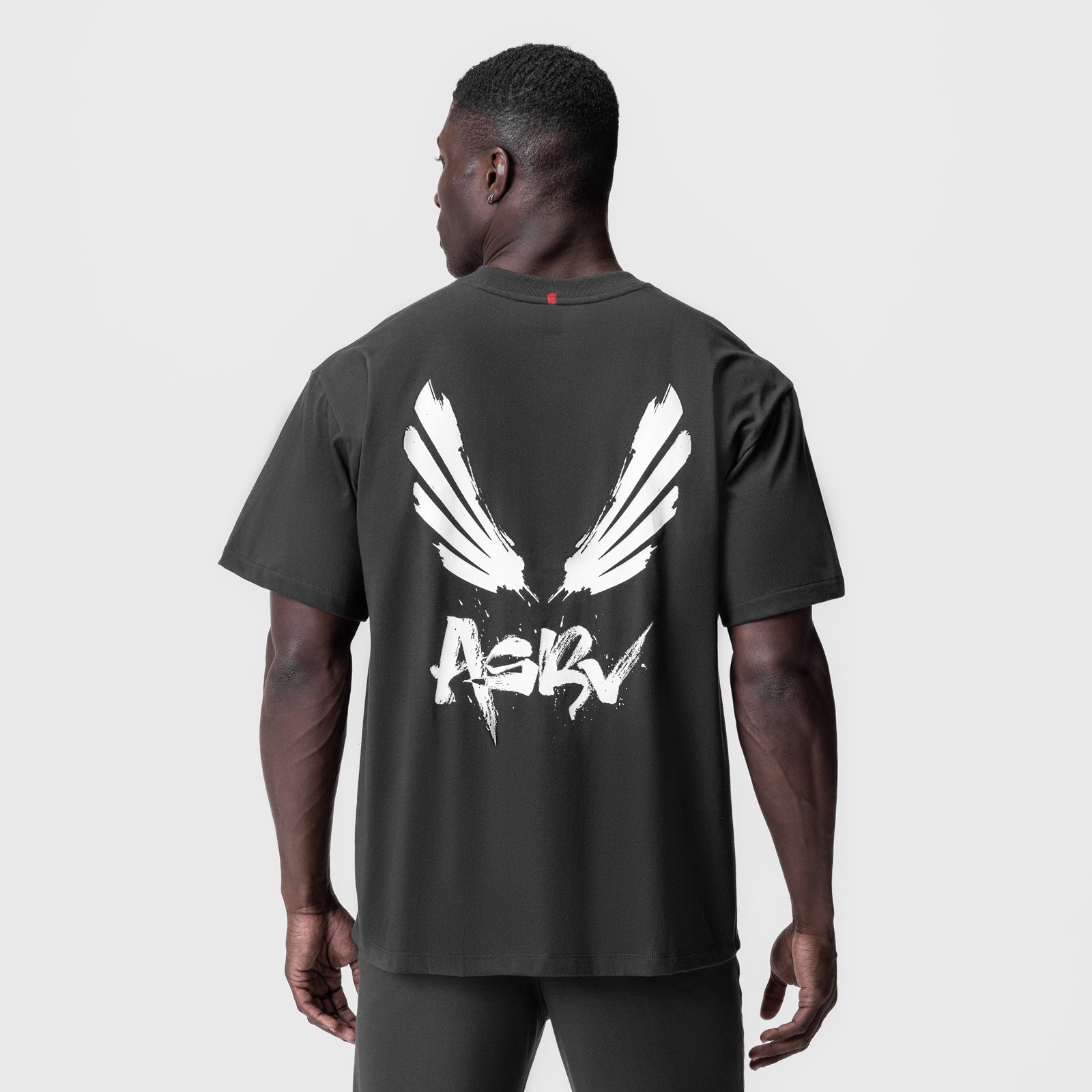 0797. Tech Essential™ Relaxed Tee Space Grey "Brush Wings/ASRV" | ASRV discount