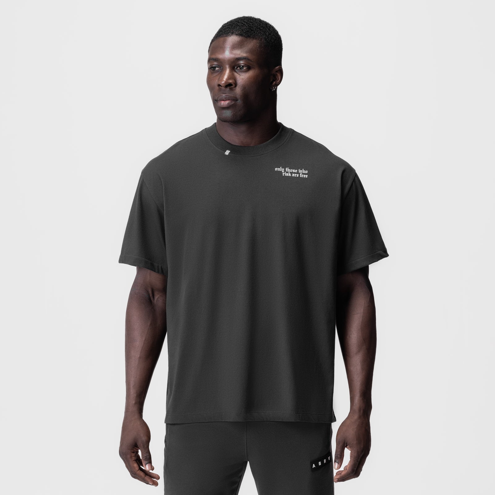 0797. Tech Essential™ Relaxed Tee Space Grey "Brush Wings/ASRV" | ASRV discount