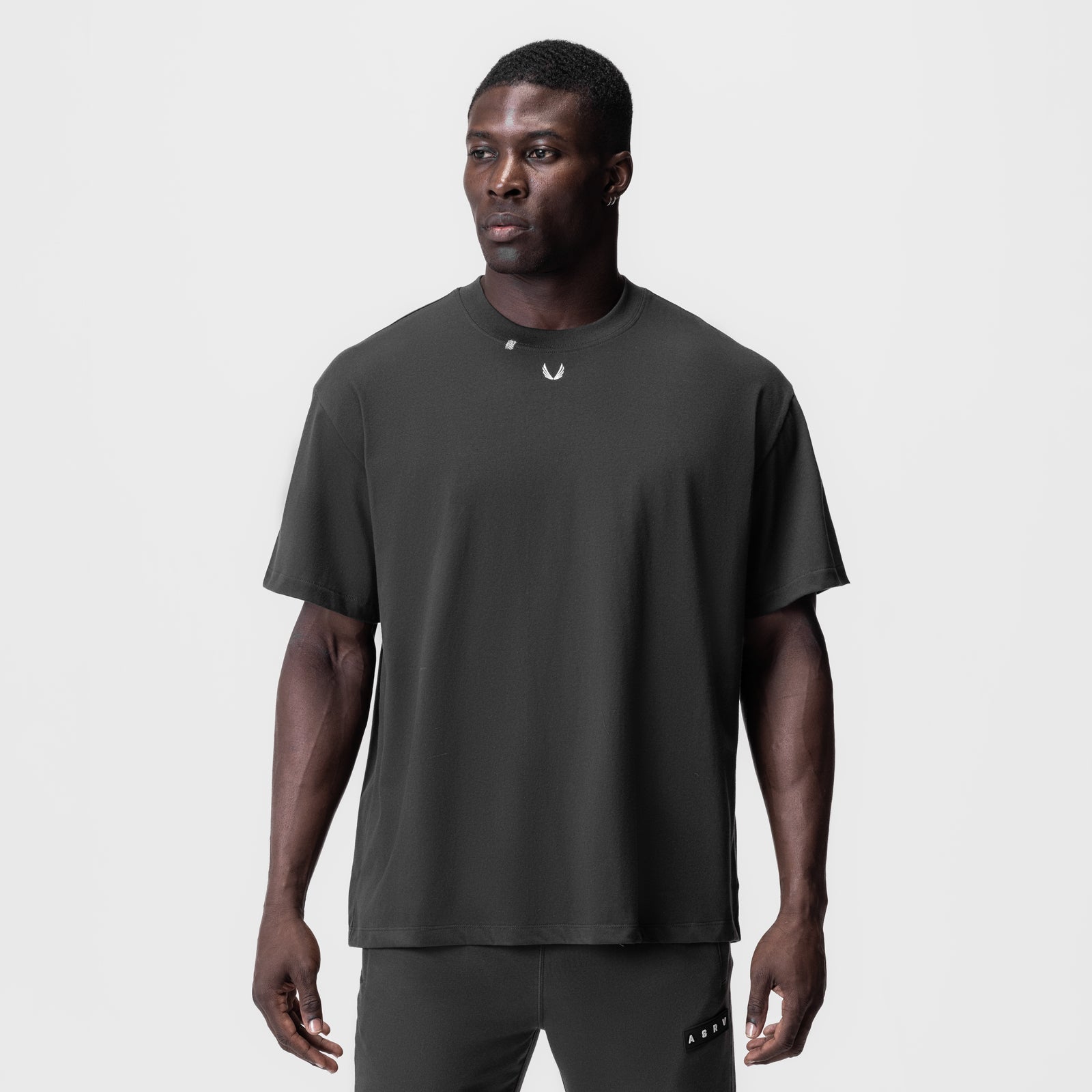 0797. Tech Essential™ Relaxed Tee Space Grey/White "OTWR" | ASRV Online