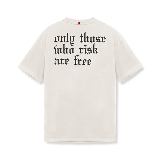 0797. Tech Essential™ Relaxed Tee Stone/Black "OTWR" | ASRV US