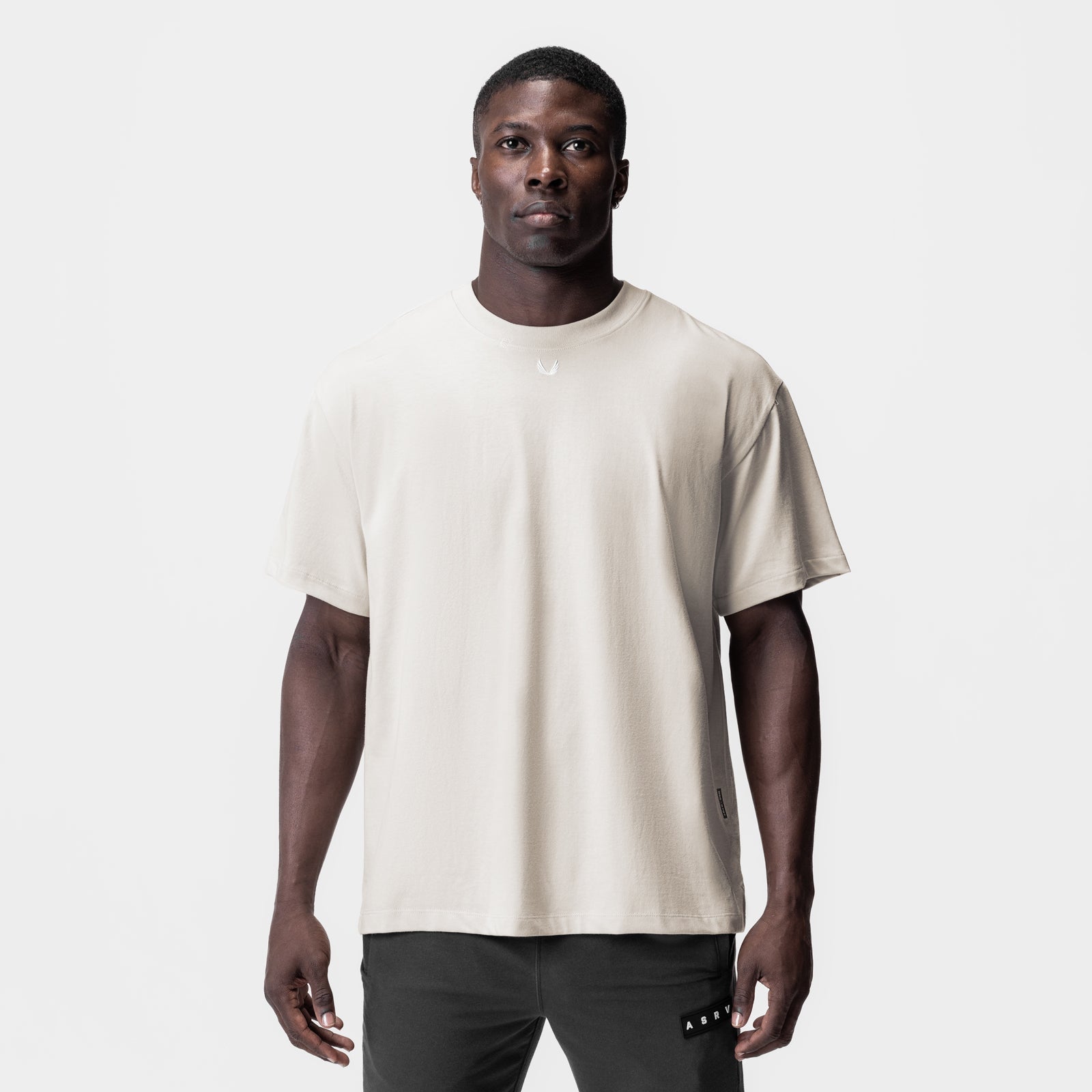 0797. Tech Essential™ Relaxed Tee Stone/White "OTWR" | ASRV sale