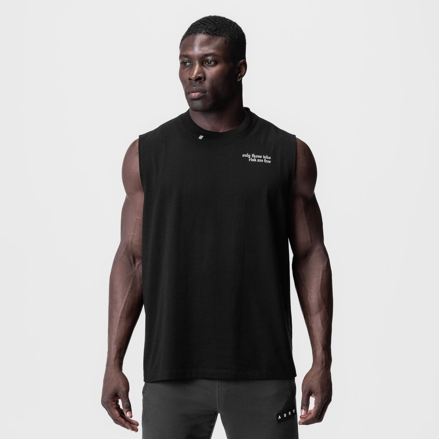 0807. Tech Essential™ Relaxed Cutoff Black "Brush Wings/ASRV" | ASRV for sale
