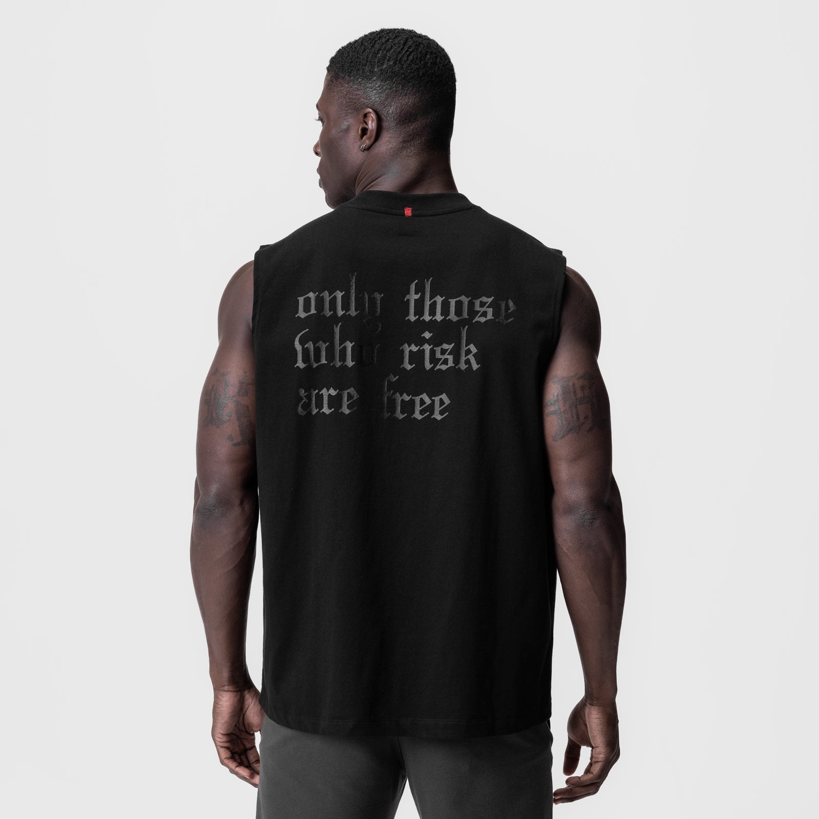 0807. Tech Essential™ Relaxed Cutoff Black/Black "OTWR" | ASRV discount