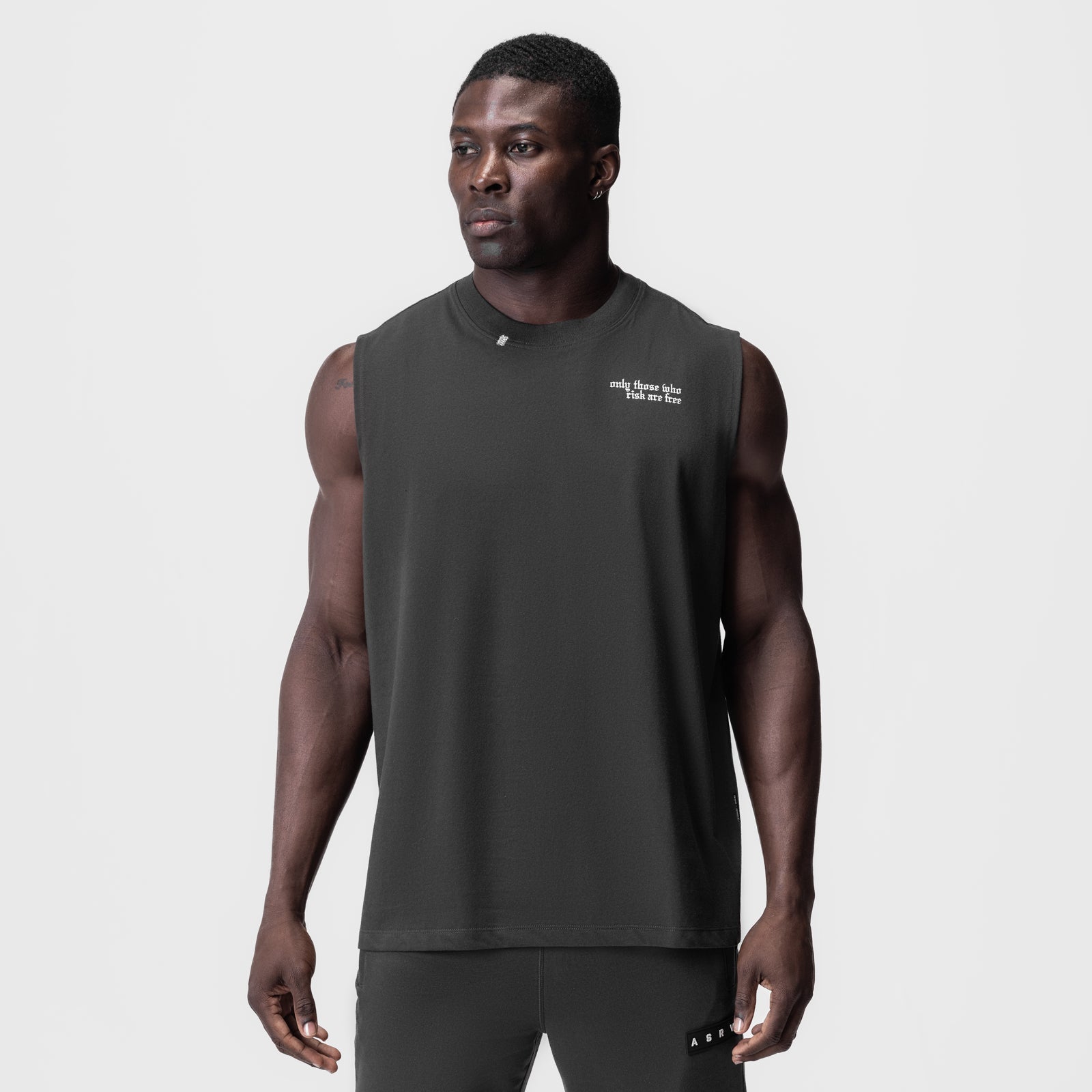 0807. Tech Essential™ Relaxed Cutoff Space Grey "Brush Wings/ASRV" | ASRV near me