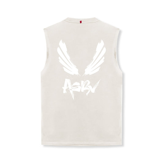 0807. Tech Essential™ Relaxed Cutoff Stone/White "Brush Wings/ASRV" | ASRV sale