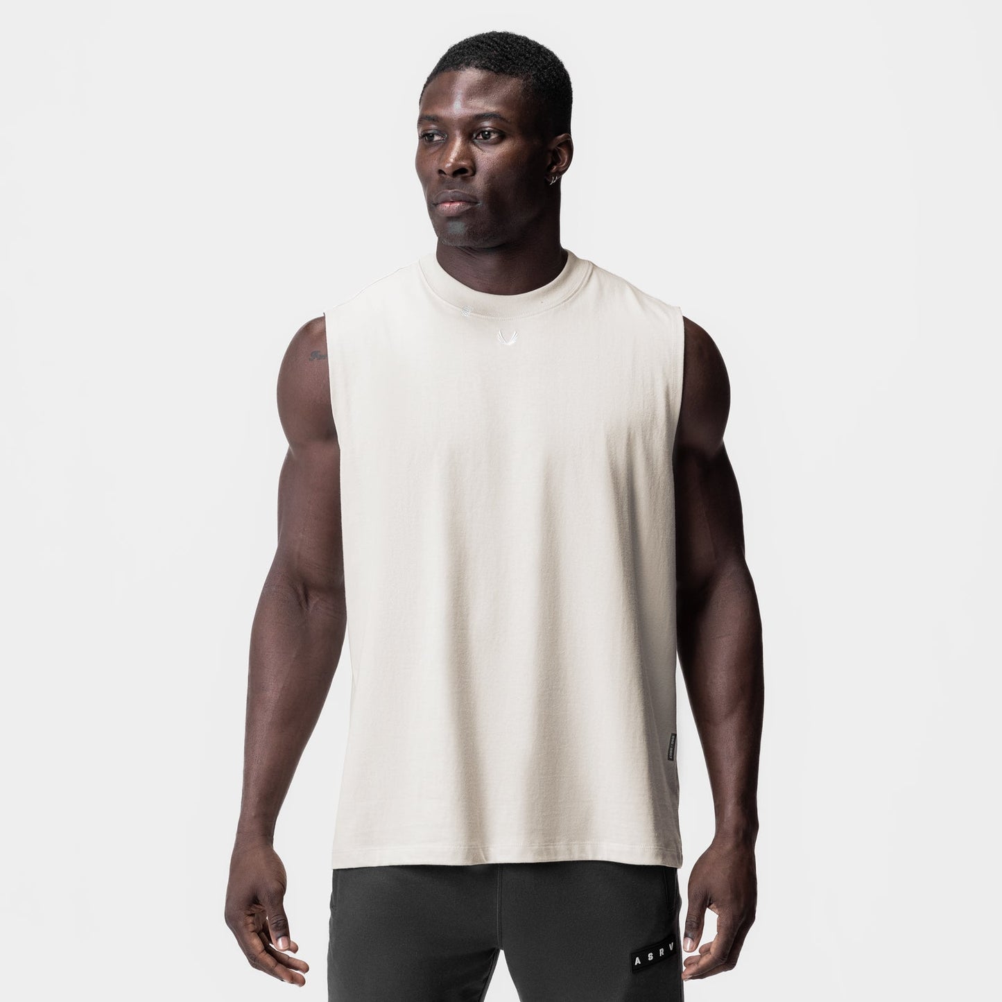 0807. Tech Essential™ Relaxed Cutoff Stone/White "OTWR" | ASRV for sale