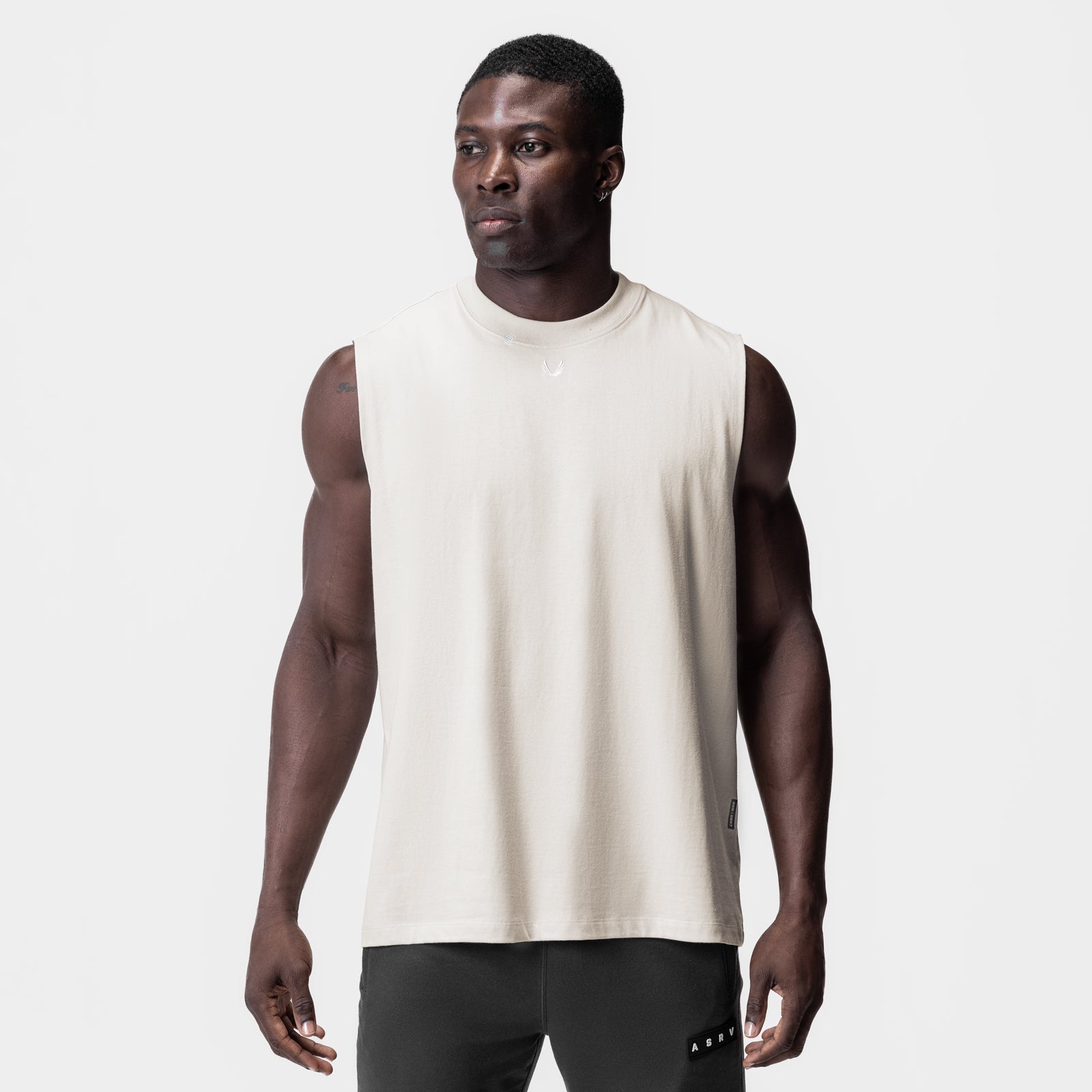 0807. Tech Essential™ Relaxed Cutoff Stone/White "OTWR" | ASRV for sale