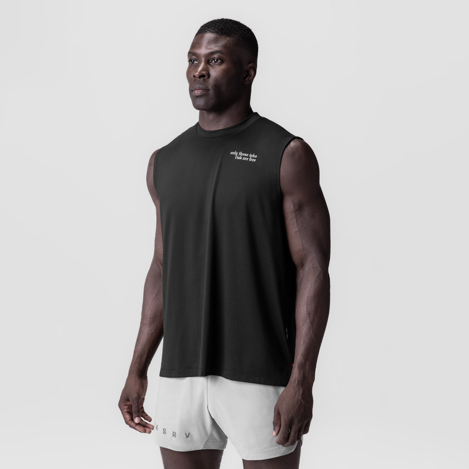 0927. 3D-Lite® 2.0 Lycra® Relaxed Cutoff Black "Brush Wings" | ASRV discount