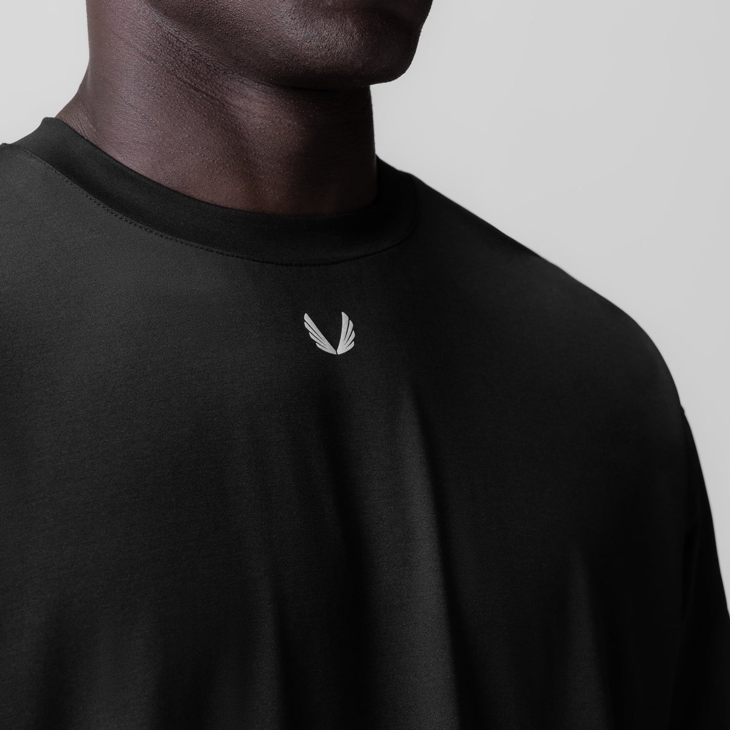 0841. 3D-Lite® 2.0 Lycra® 3/4-Sleeve Oversized Tee Black "OTWR Block | ASRV near me