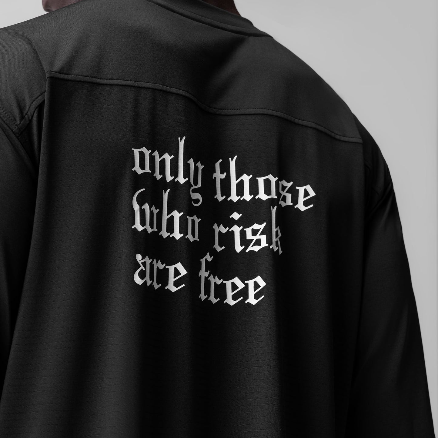 0841. 3D-Lite® 2.0 Lycra® 3/4-Sleeve Oversized Tee Black "OTWR Block | ASRV near me