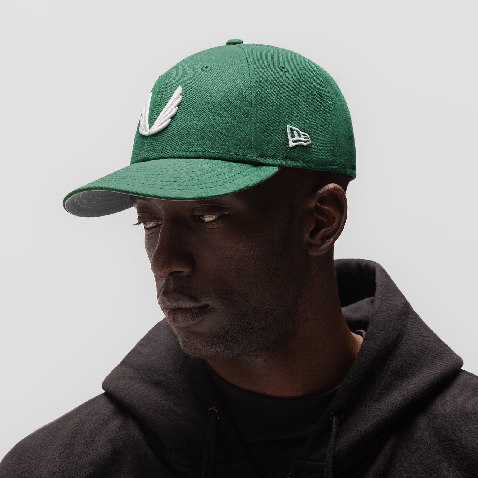 New Era® 59Fifty® Low Profile Hat Emerald Green/White "Wings" | ASRV US