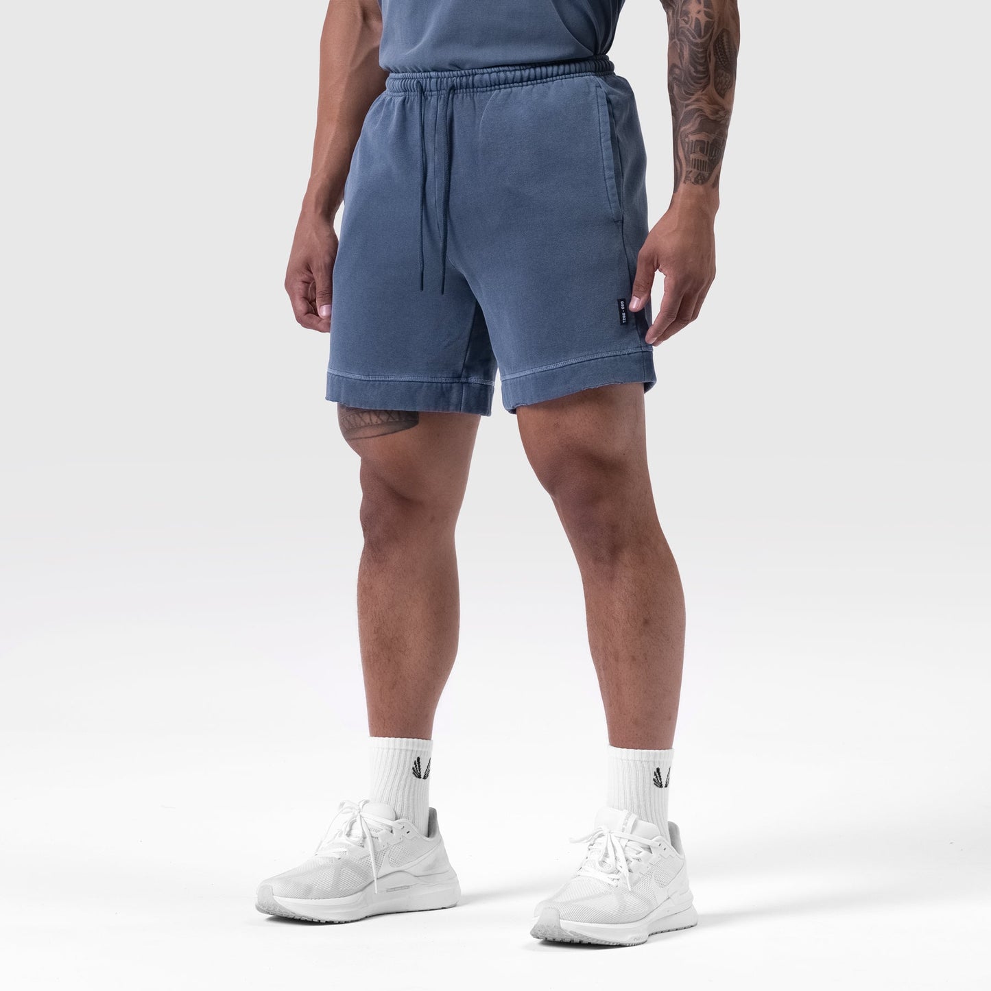 0921. Tech Essential™ Sweat Short Faded Navy | ASRV on sale