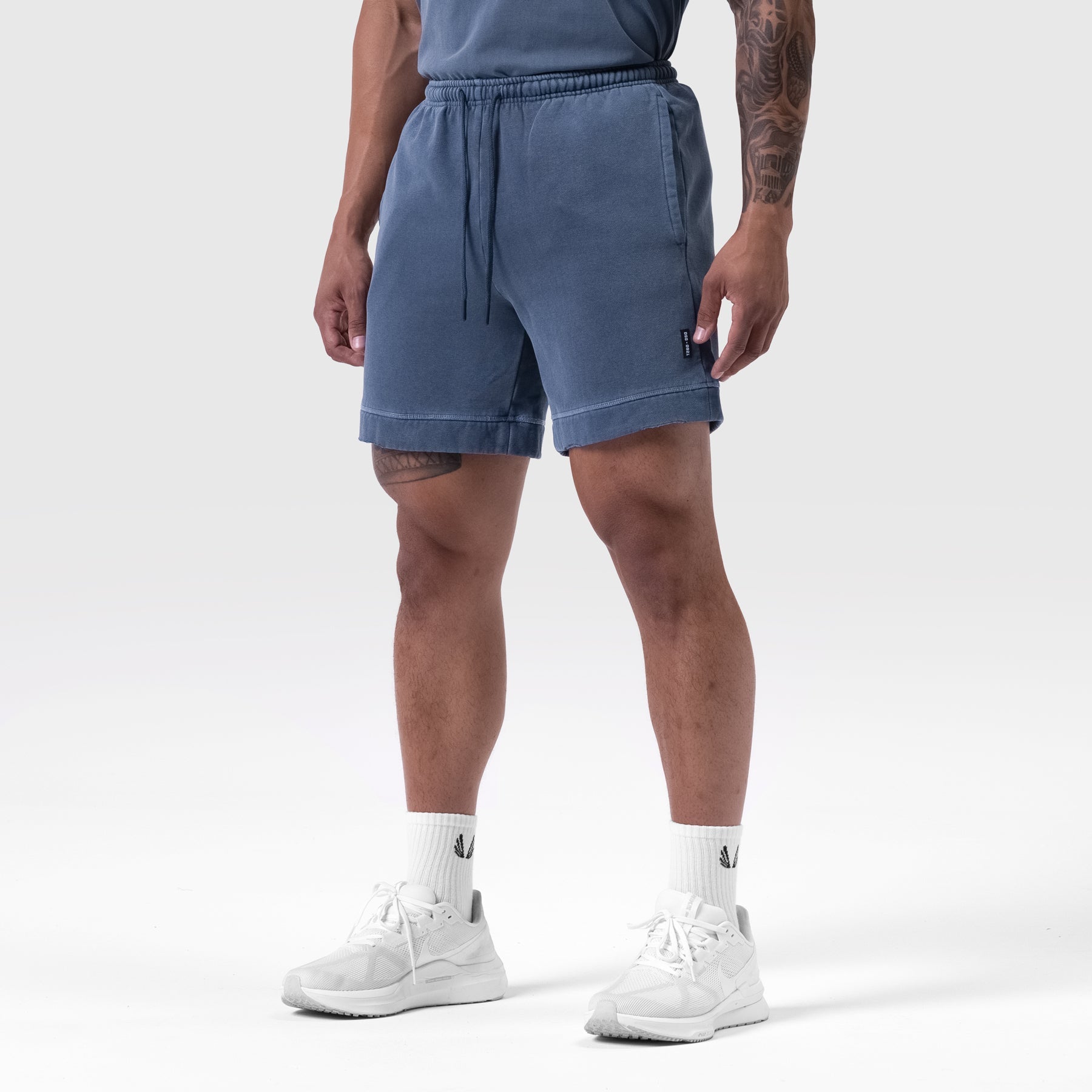 0921. Tech Essential™ Sweat Short Faded Navy | ASRV on sale