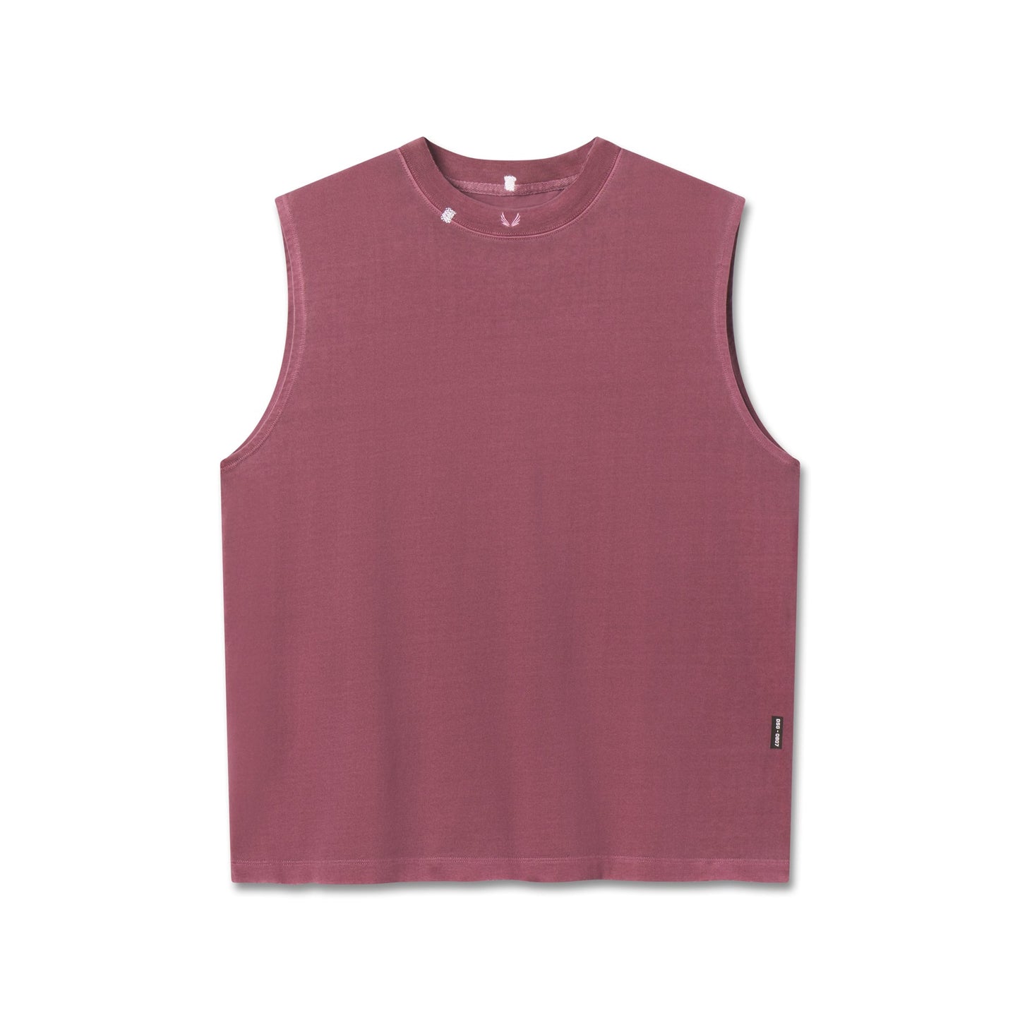0807. Tech Essential™ Relaxed Cutoff Faded Crimson | ASRV Online