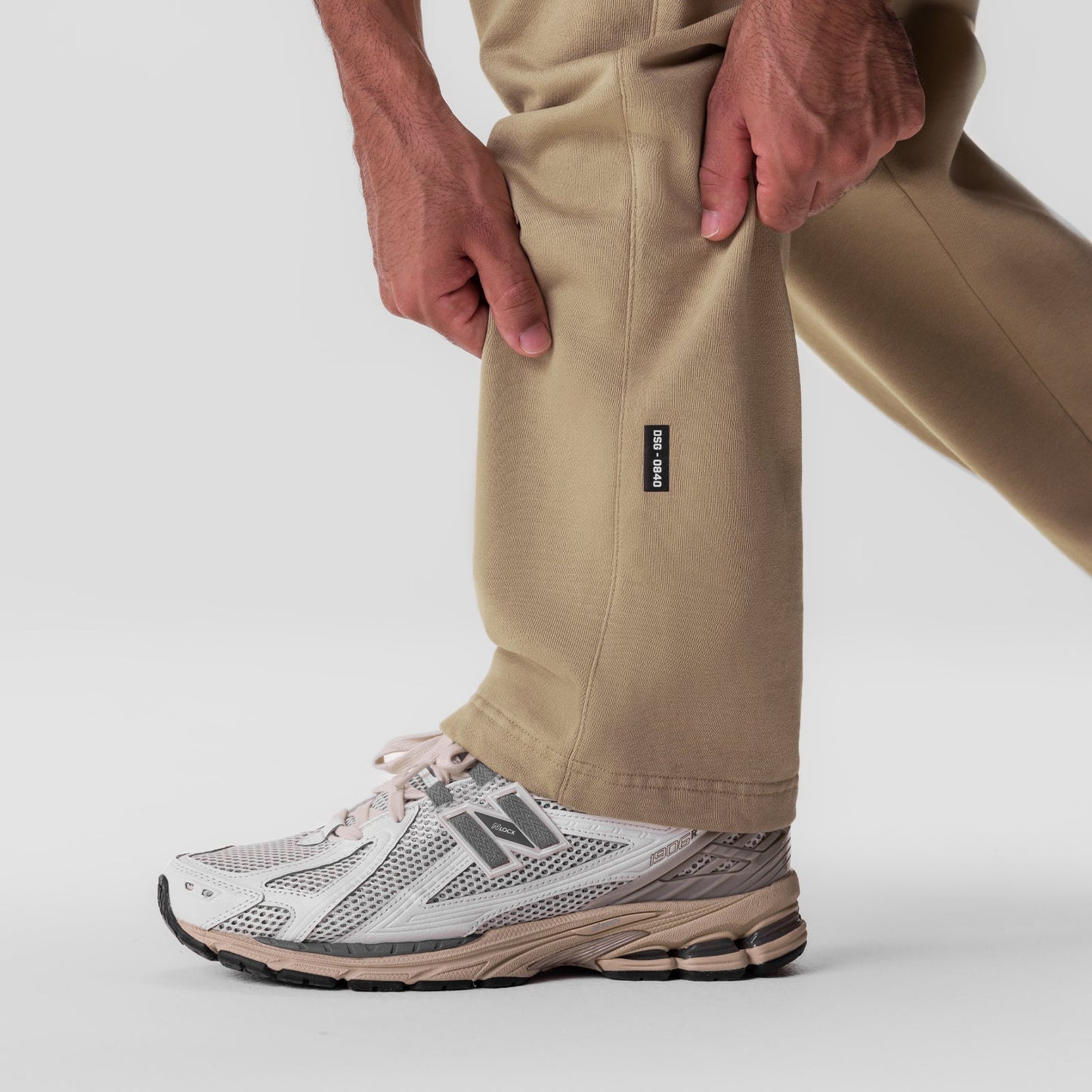 0840. Tech Essential™ Straight Leg Sweats Khaki | ASRV Discount