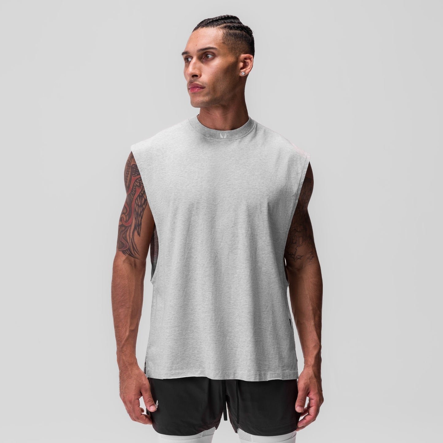 0845. Tech Essential™ Rocker Cutoff Heather Grey | ASRV sale