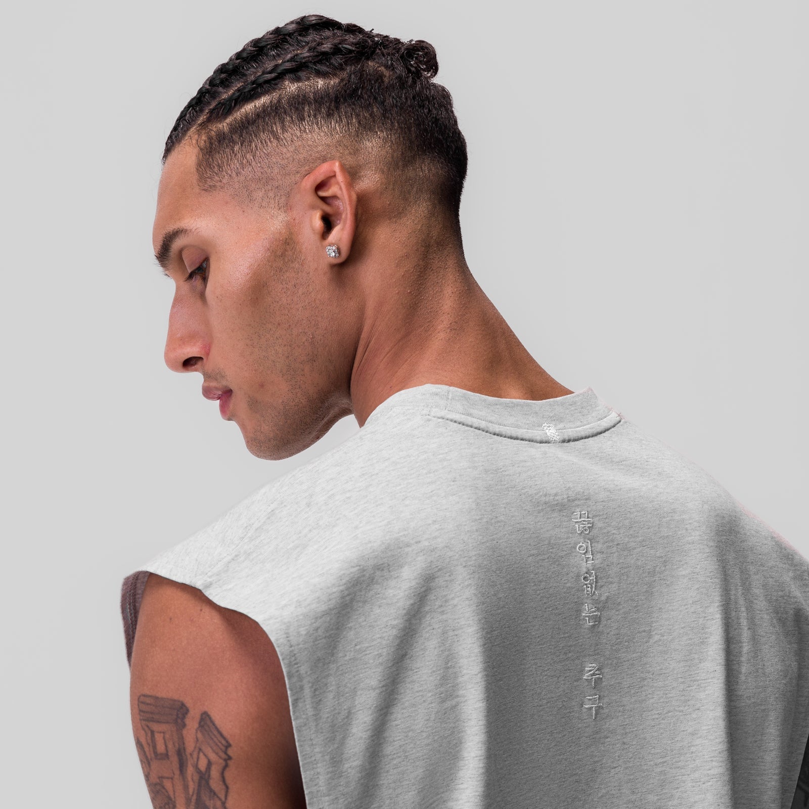 0845. Tech Essential™ Rocker Cutoff Heather Grey | ASRV sale