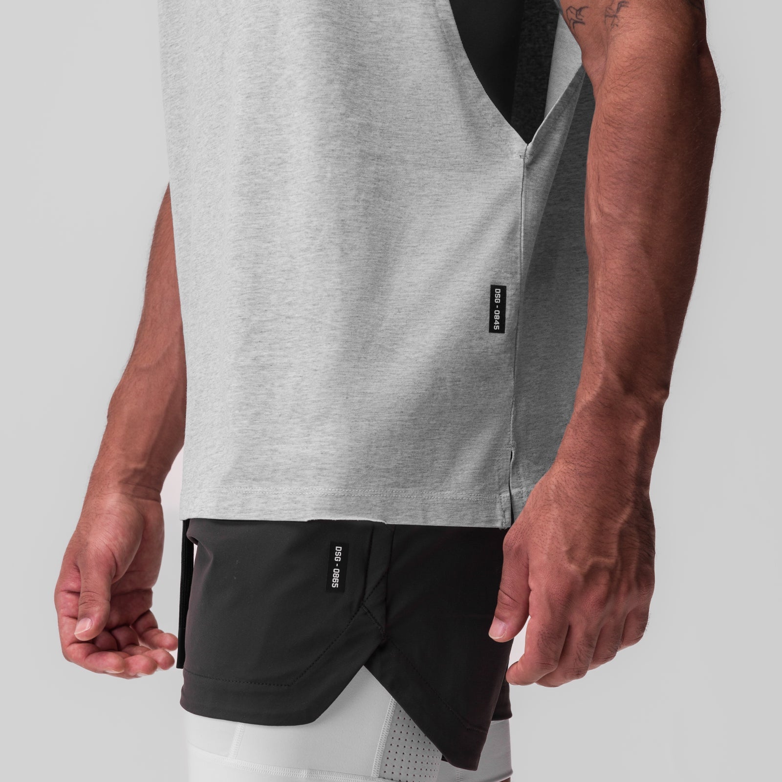0845. Tech Essential™ Rocker Cutoff Heather Grey | ASRV sale