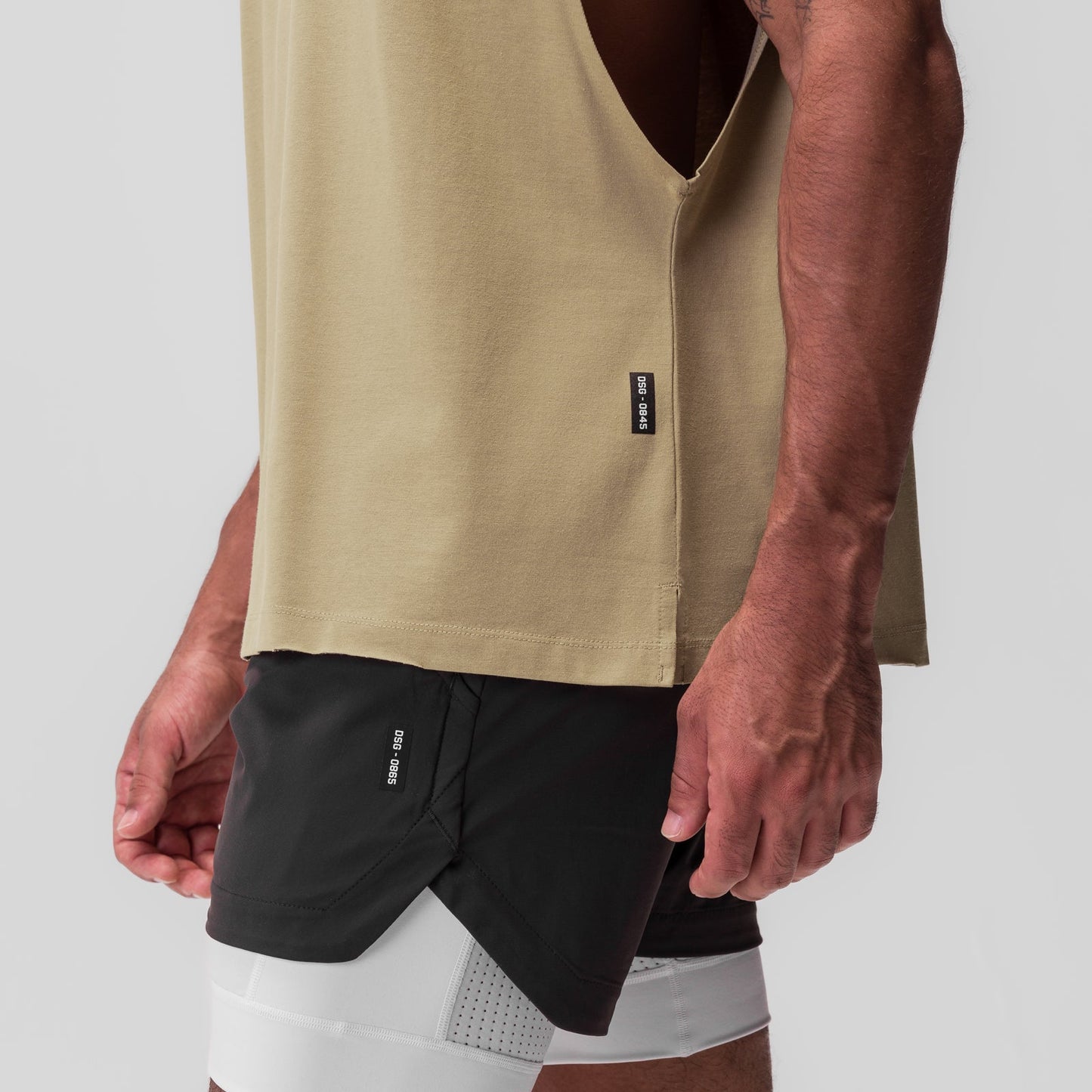 0845. Tech Essential™ Rocker Cutoff Khaki | ASRV on sale