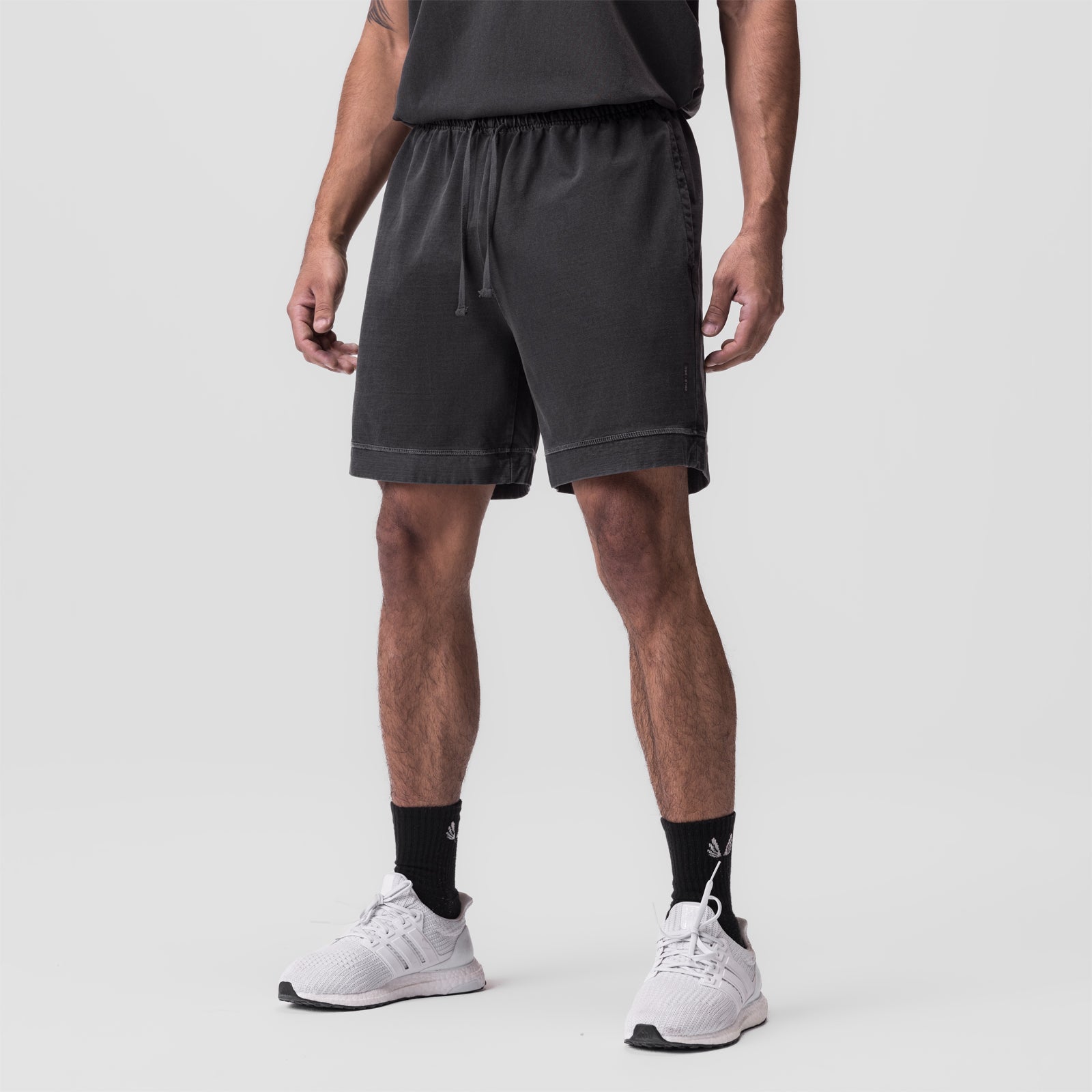 0782. Tech Essential™ Sweat Short Faded Grey | ASRV Discount