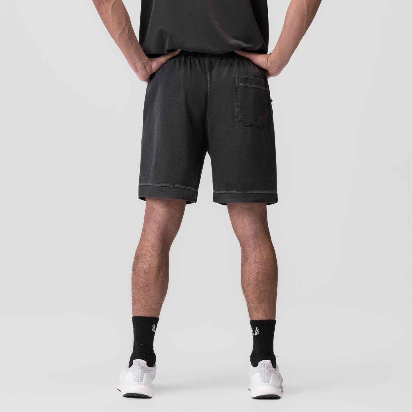 0782. Tech Essential™ Sweat Short Faded Grey | ASRV Discount