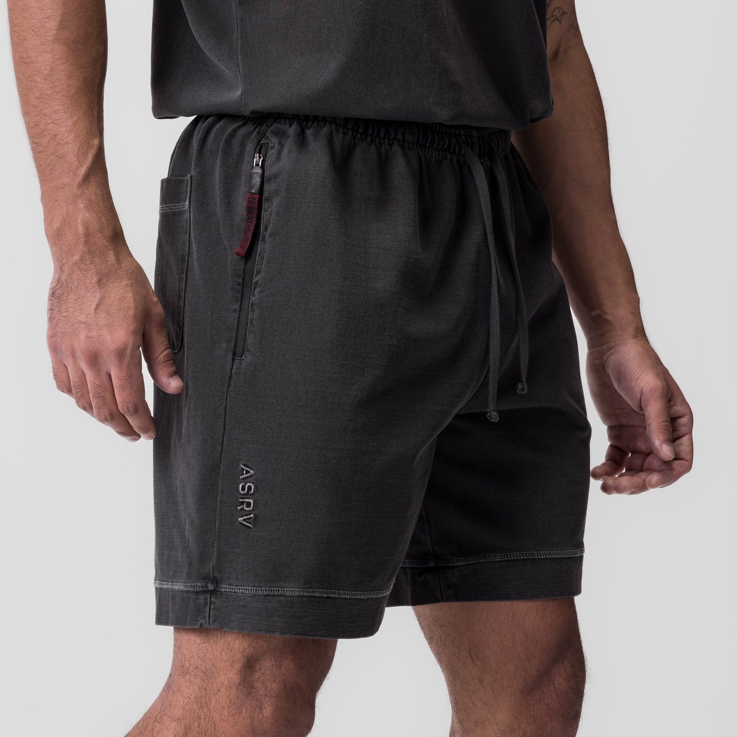 0782. Tech Essential™ Sweat Short Faded Grey | ASRV Discount