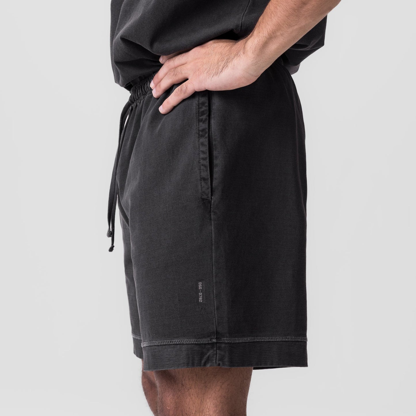 0782. Tech Essential™ Sweat Short Faded Grey | ASRV Discount