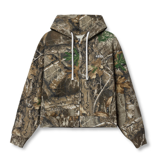 0843. Tech Essential™ Distressed Full Zip Hoodie Realtree® Camo | ASRV on sale