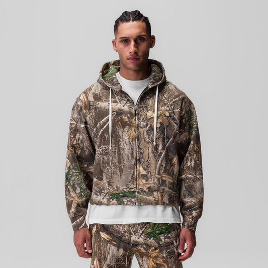 0843. Tech Essential™ Distressed Full Zip Hoodie Realtree® Camo | ASRV on sale