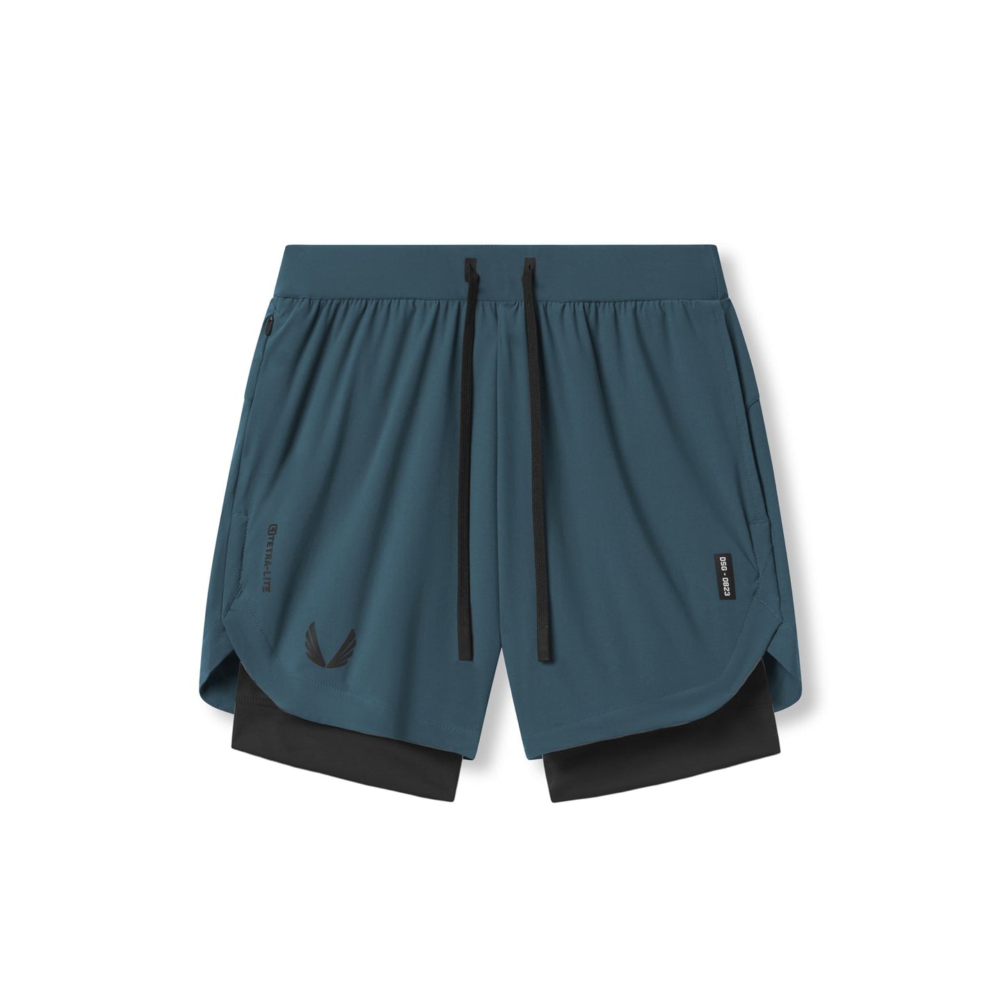 0866. Tetra-Lite® 7" Liner Short Storm "Wings"/Black | ASRV discount